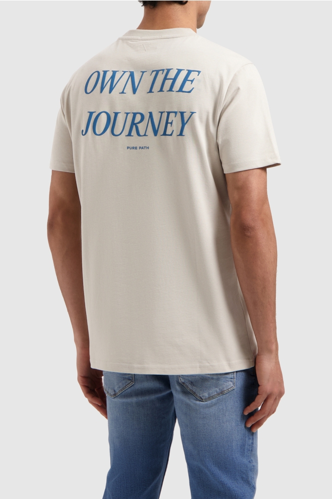 REGULAR FIT T SHIRT 25010108 46 SAND